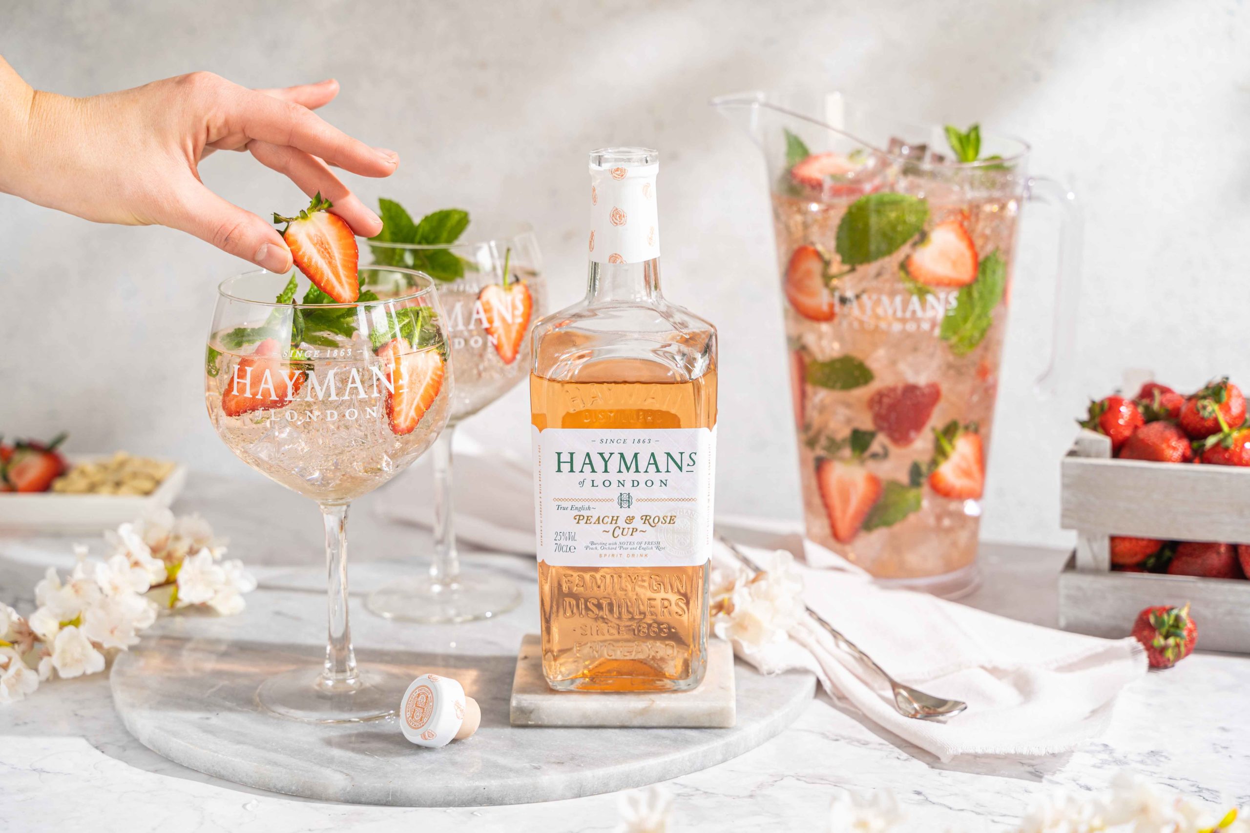 Hayman's Peach & Rose Spritz - Hayman's Gin